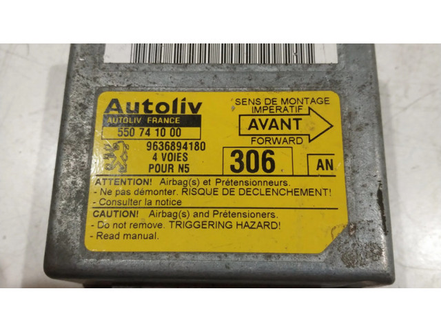 Блок подушек безопасности 550741000, 9636894180   Peugeot 306
