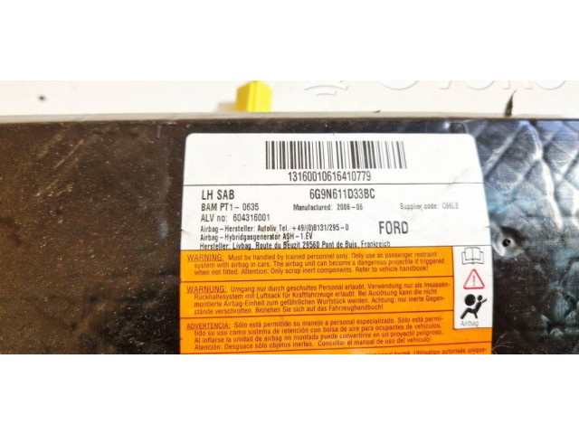 Подушка безопасности в сиденье 6g9n611d33bc, 604316001   Ford S-MAX