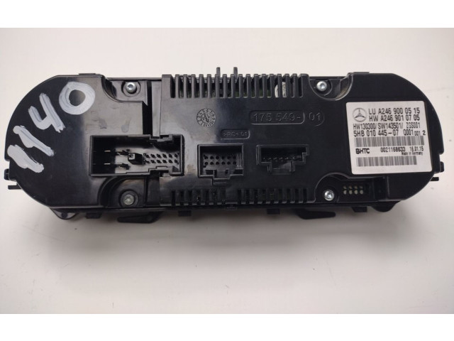 Блок управления климат-контролем 5HB010445   Mercedes-Benz A W176