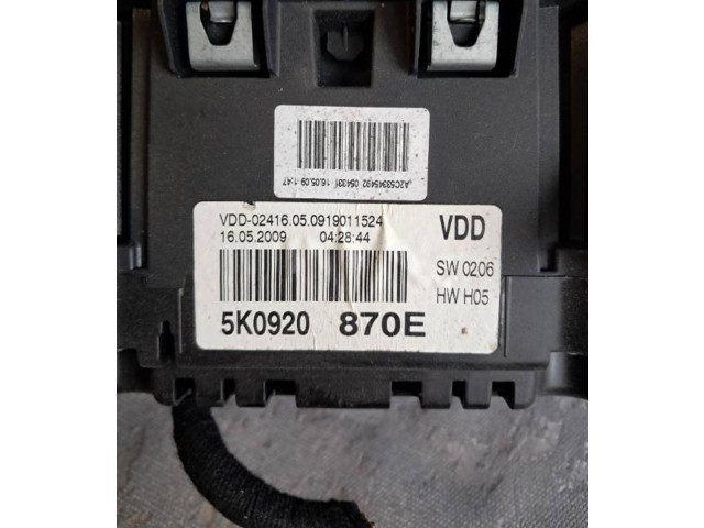 Панель приборов VDD02416, 5K0920870E Volkswagen Caddy