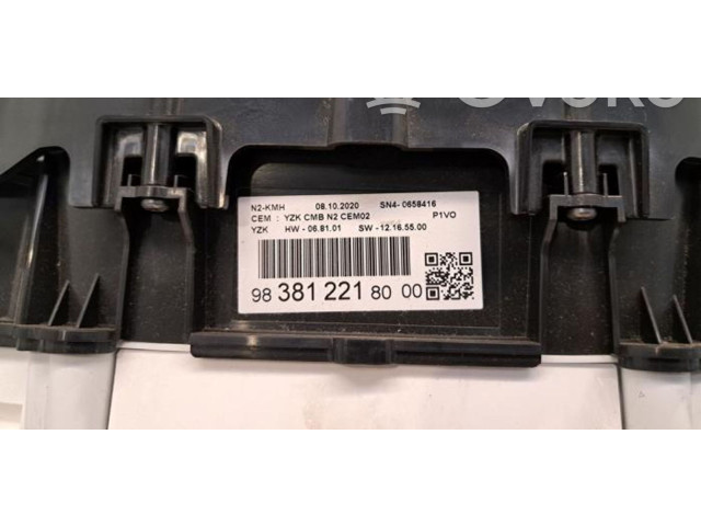 Панель приборов 9838122180   Opel Combo E       