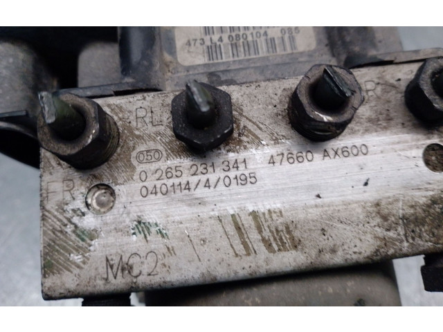 Jednotka ABS 47660AX600, 0265231341 Nissan Micra 2004