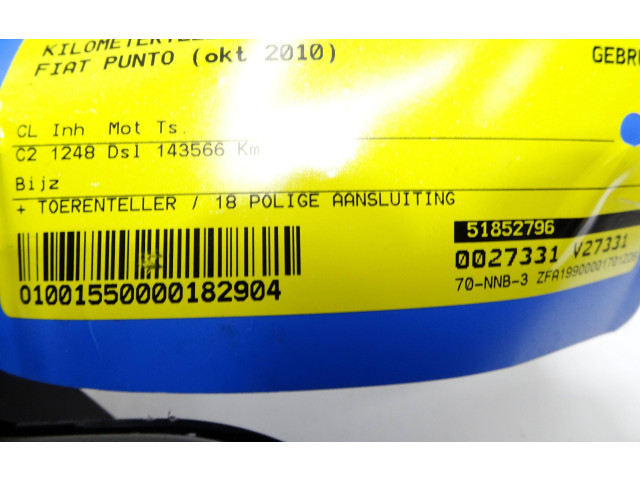 Přístrojová deska Fiat Punto Evo 2011 51852796, 503003060200