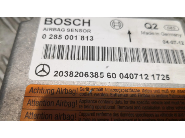 Блок подушек безопасности 2038206385, A2038206385   Mercedes-Benz C W203