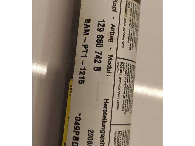 Боковая подушка безопасности 1Z9880742B, BAMPT11215 Skoda Octavia Mk2 (1Z)