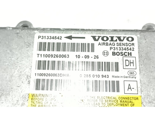 Блок подушек безопасности P31334542, T11009260063 Volvo S60