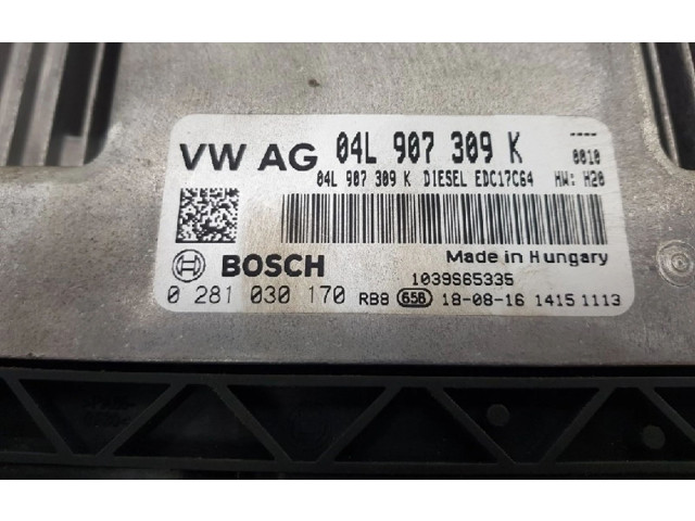 Řídící jednotka 0281030170, 0281030170   Volkswagen Caddy 2018