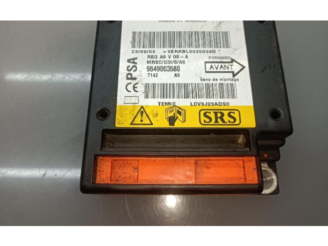 Блок подушек безопасности 9649003580 Citroen C2