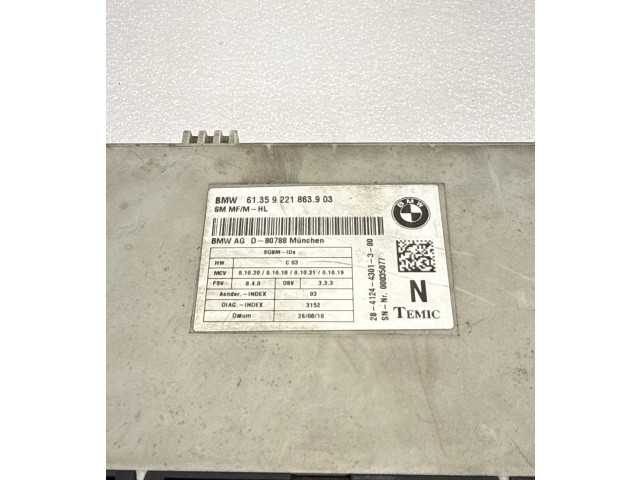 Модуль управления сидением 9221863 BMW X5 E70