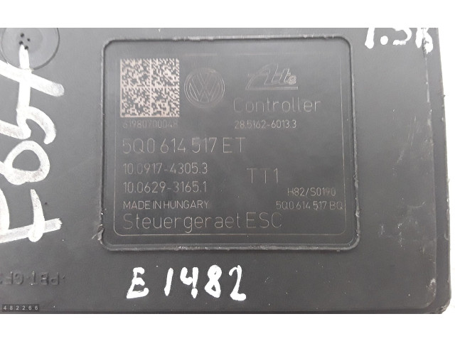 Блок АБС 5q0614517et   Skoda  Octavia Mk4  2019 -  года