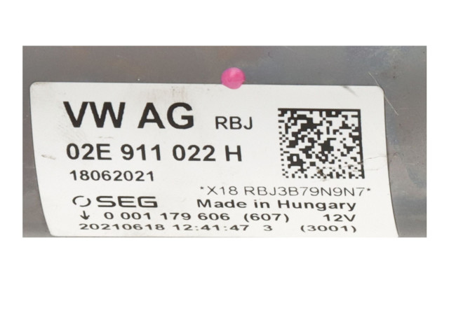 Поршень Стартер 02E911022H Volkswagen Golf VIII
