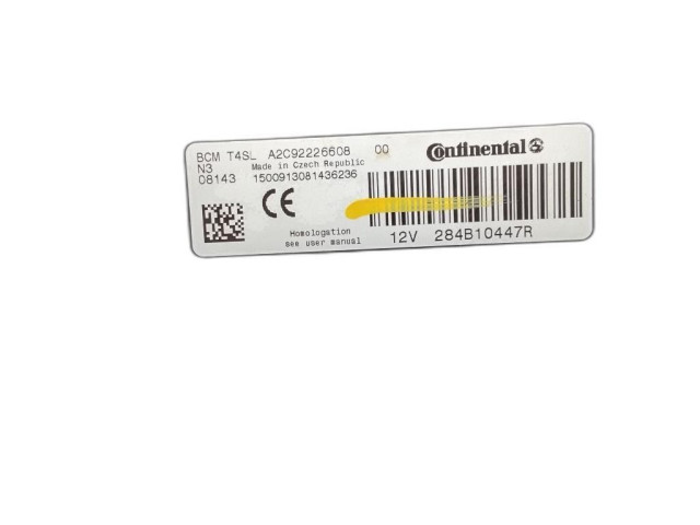 Блок комфорта 284B10447R, 284B10447R Dacia Sandero