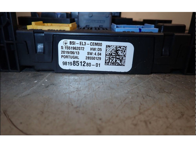 Блок предохранителей 9671941780 Citroen C3 Aircross