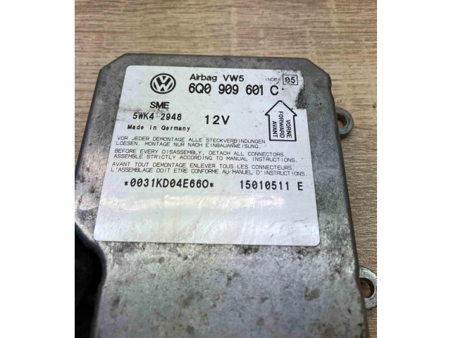 Блок подушек безопасности 6Q0909601C, 5WK42948   Skoda Fabia Mk1 (6Y)
