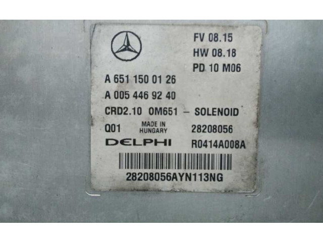 Řídící jednotka A6511500126, A0054469240 Mercedes-Benz C W204 2010