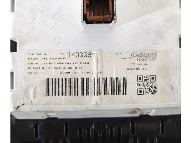 Панель приборов 9814681980, 9814039880 Citroen DS4