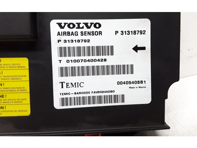 Блок управления надувных подушек P31318792   Volvo XC60