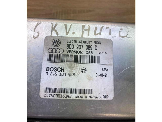 Блок управления АБС 8D0907389D, 0265109463   Volkswagen PASSAT B5.5