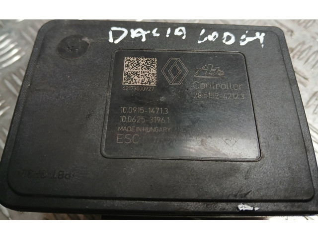 Блок АБС 476600078R, 2CAS1001   Dacia  Lodgy   -  года