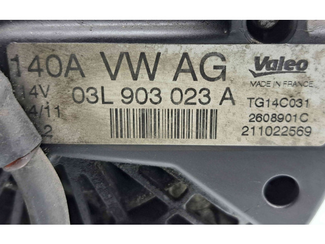 Zámek zadních dveří 03L903023A Audi A3 S3 A3 Sportback 8P 2008