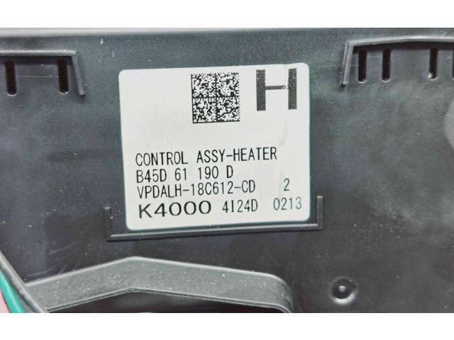 Блок управления климат-контролем B45D61190D Mazda 3 I