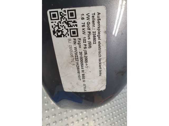 Зеркало электрическое        Volkswagen Golf Plus  2005 - 2013 года   