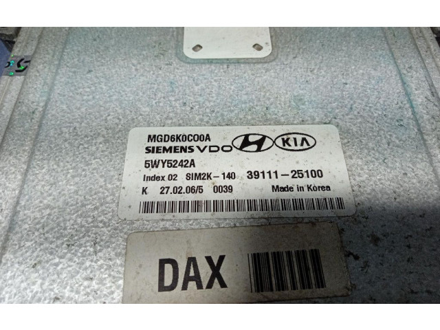 Блок управления двигателем Блок управления 39111-25100, 39111-25100 KIA Magentis