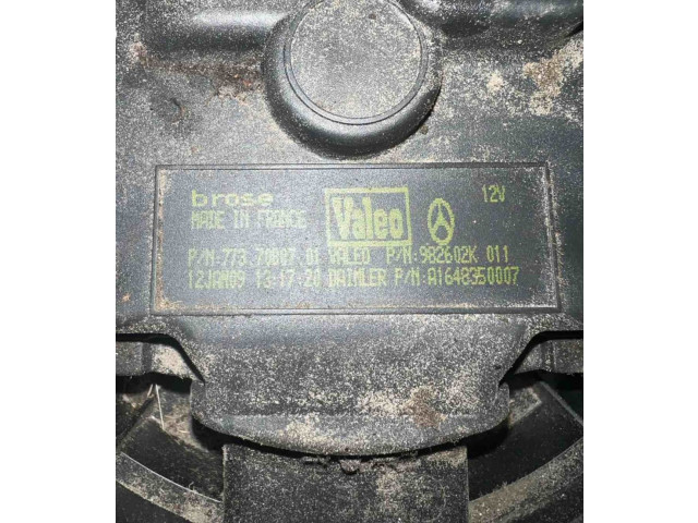 Вентилятор печки    A1648350007   Mercedes-Benz ML W164