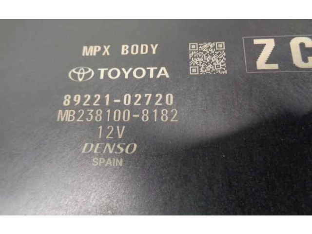 Pojistková skříňka Řídící jednotka BSM 8922102720, 89221-02720 Toyota Corolla E160 E170 2020