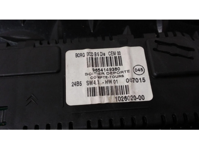 Дисплей 9654149380, 102602000 Citroen C4 I