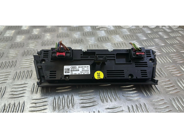 Блок управления климат-контролем 4G0820043AC Audi A7 S7 4G