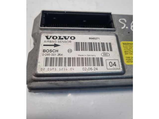 Блок подушек безопасности 0285001254, 8645271 Volvo S60