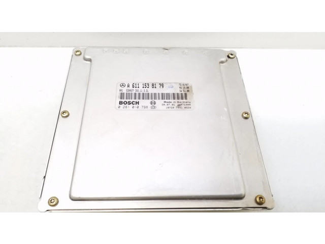 Řídící jednotka A6111538179, 0281010798 Mercedes-Benz C W203 2004