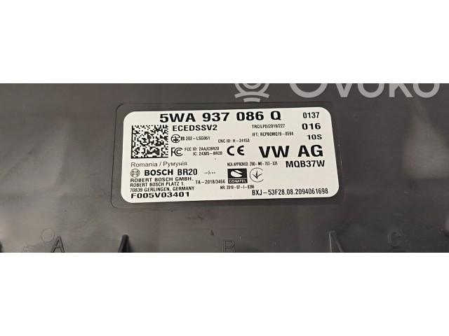 Блок комфорта 5WA937086Q   Skoda Octavia Mk4   