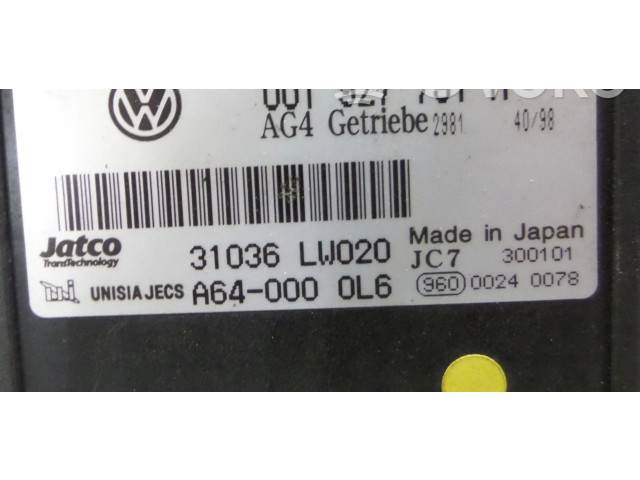 Блок управления коробкой передач 001927731H   Skoda Fabia Mk1 (6Y)