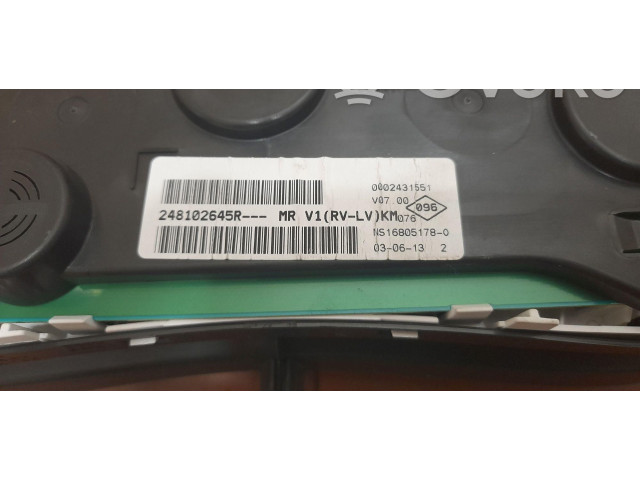 Комплект блоков управления 237102213R Dacia Sandero