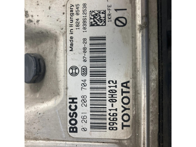 Блок управления двигателя 896610H012, 0261208704 Peugeot 107