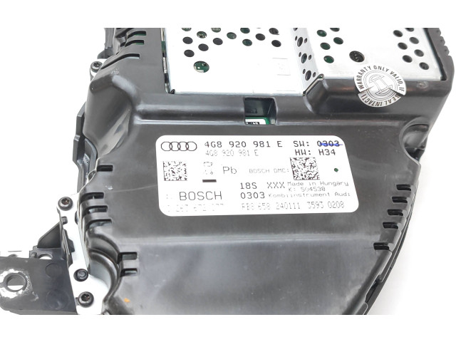 Панель приборов 4G8920981E Audi A7 S7 4G