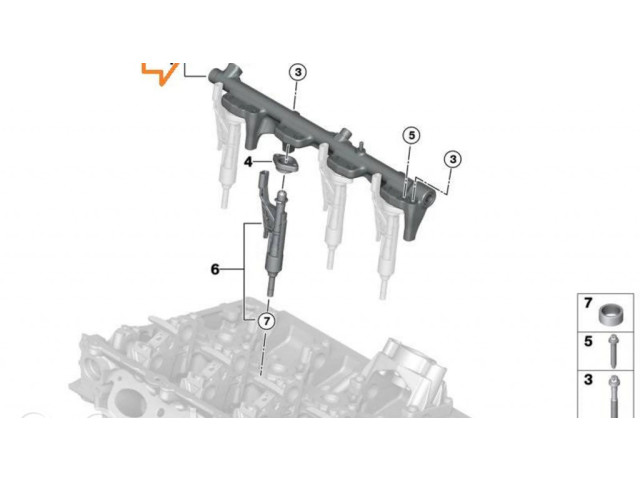 Магистральная трубка топлива