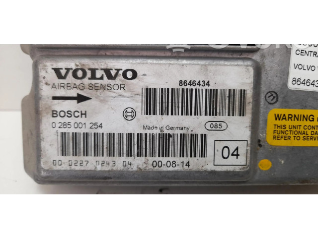 Блок подушек безопасности 8646434, 8646434 Volvo V70