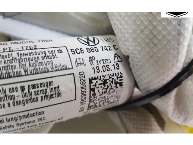 Боковая подушка безопасности 5C6880742E, 5C6880742C Volkswagen Jetta VI