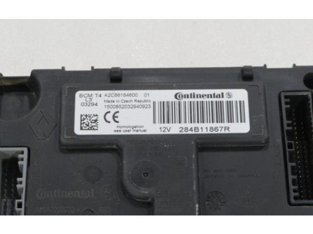 Блок комфорта 284B11867R, A2C86184600 Renault Clio IV