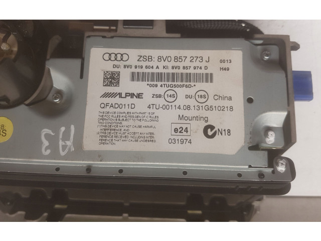 Дисплей 8V0857273J Audi A3 S3 8V