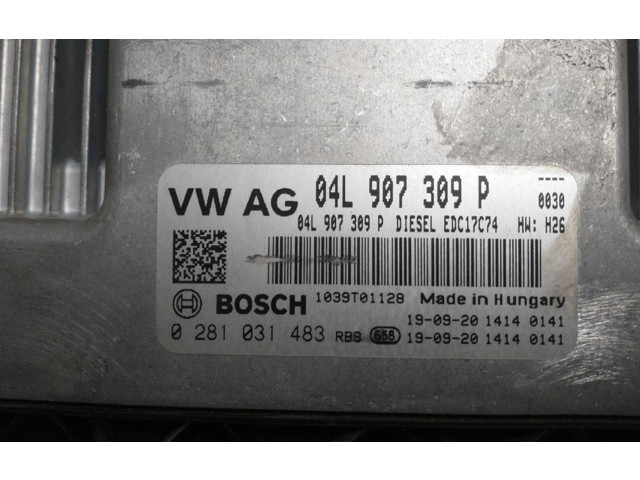 Řídící jednotka 04L907309P Volkswagen Tiguan 2008