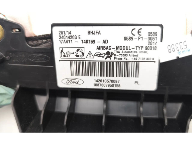 Боковая подушка безопасности AV11-14K159-AD   Ford B-MAX