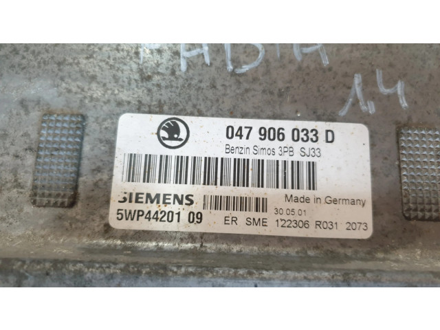Řídící jednotka 047906033D, 5WP4420109   Skoda Fabia Mk1 (6Y) 2002
