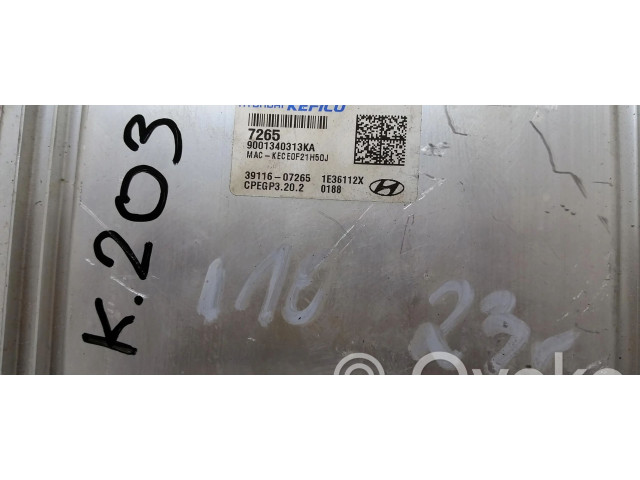 Блок управления двигателем Блок управления 39116-07155 Hyundai i10