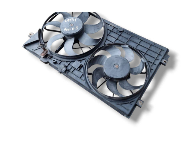 Вентилятор радиатора     1K0121207BB    Audi A3 S3 8P 