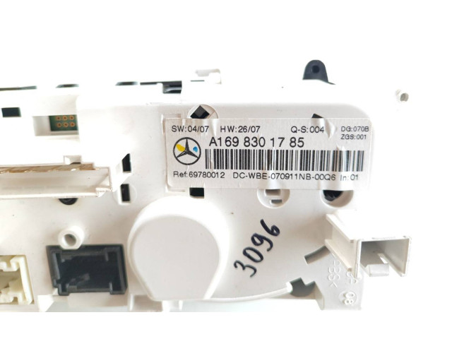 Блок управления климат-контролем A1698301785, 69780012   Mercedes-Benz A W169