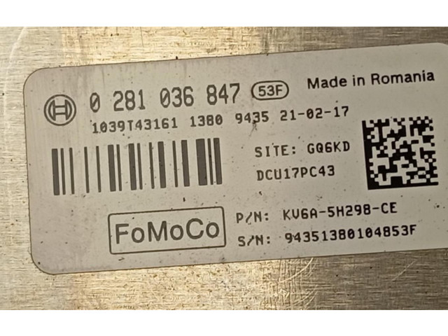 Блок управления двигателя 0281036847 Ford Ranger